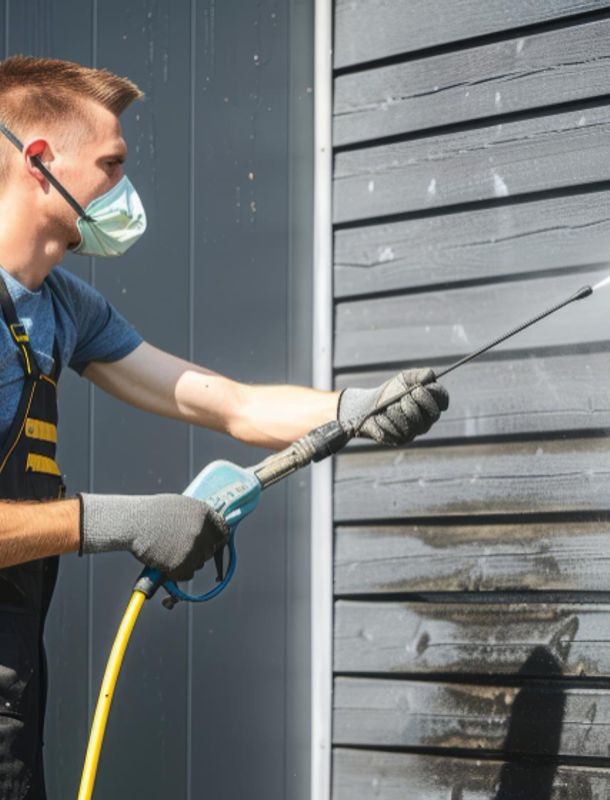 pressure washing